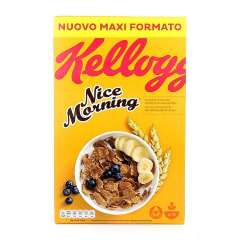 Kellogg Cereals Kellogg's Nice morning Cereals with natural wheat bran fibers 500g 5059319009872