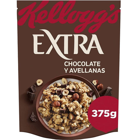 Kellogg's Extra Cioccolato e Nocciole Chocolate and Hazelnuts Cereals 375g