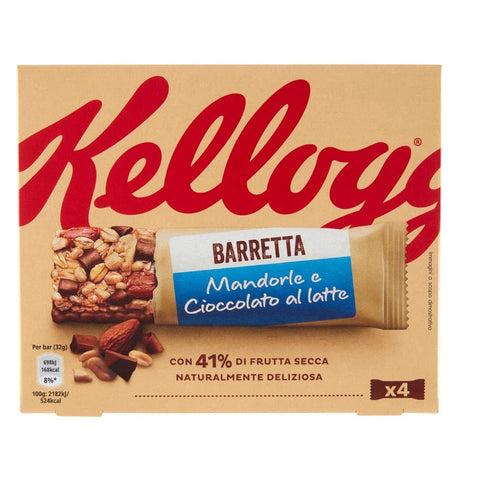Kellogg's Cereal Bars Kellogg's Barretta Mandorle e Cioccolato Almond and Chocolate Bar ( 4 x 32g ) 128g