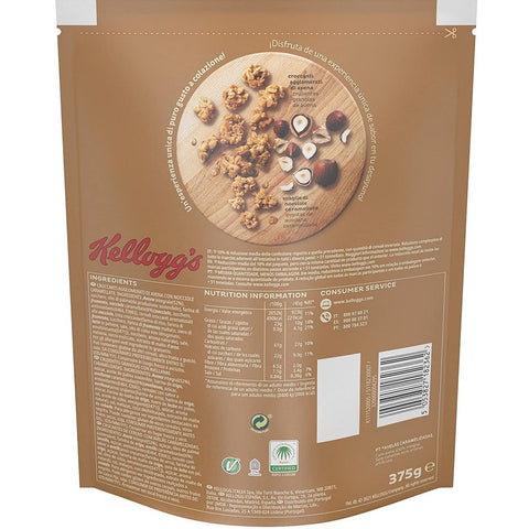 Kellogg's Extra Nocciole Caramellate Caramelized hazelnut cereals 375g