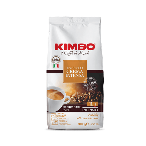 Kimbo Coffee Kimbo Caffè Crema Intensa Coffee blend roasted in beans 1kg 8002200140687