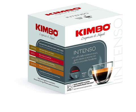 Kimbo Caffè Intenso coffee capsules for Dolce Gusto - Italian Gourmet UK