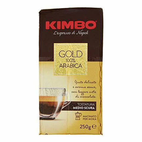 Kimbo Coffee Gold 100% Arabica (250g) - Italian Gourmet UK