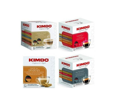 Test package Kimbo Caffè 4 packs of coffee capsules for Dolce Gusto - Italian Gourmet UK