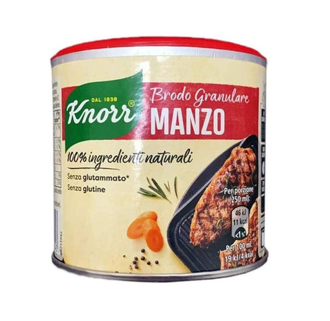 Knorr Brodo Granulare Manzo Beef Granulated Broth 135g Gluten Free - Italian Gourmet UK