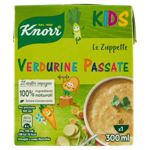 Knorr Soup Knorr Kids Le zuppette verdurine passate soup for children 300ml 8720182238337