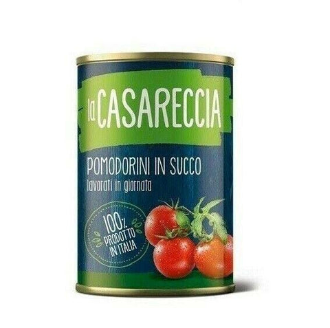 La Casareccia Pomodorini in succo Italian tomatoes (400g) - Italian Gourmet UK