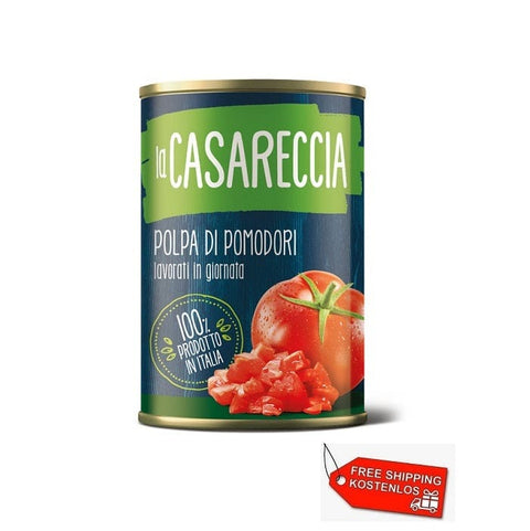 La Casereccia tomatoes 48x La Casareccia Polpa di Pomodoro tomato pulp 400g 8003889003003