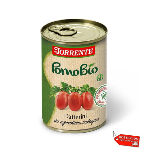 La Torrente Tomatoes 24x La Torrente PomoBio Datterini biologici organic datterini tomatoes 400g 8000282003197