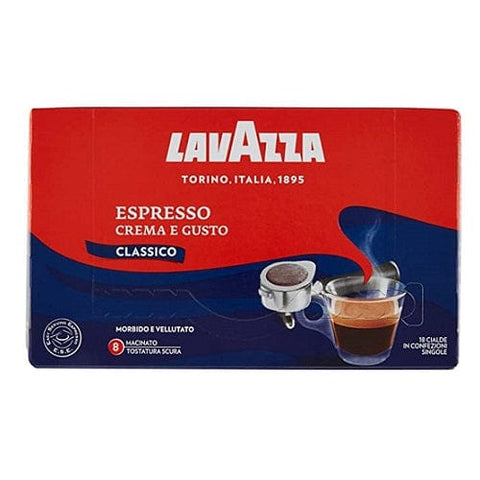 Lavazza coffee pods Lavazza Crema e Gusto Classico Caffè in Cialde 18 coffee pods
