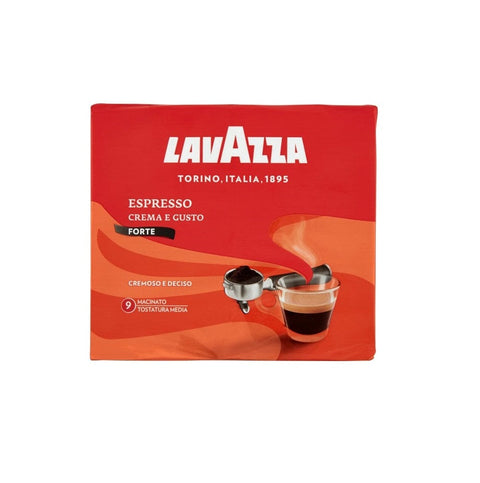 LAVAZZA Espresso Crema e Gusto Forte Ground Coffee Bipack ( 2 x 250g ) - Italian Gourmet UK