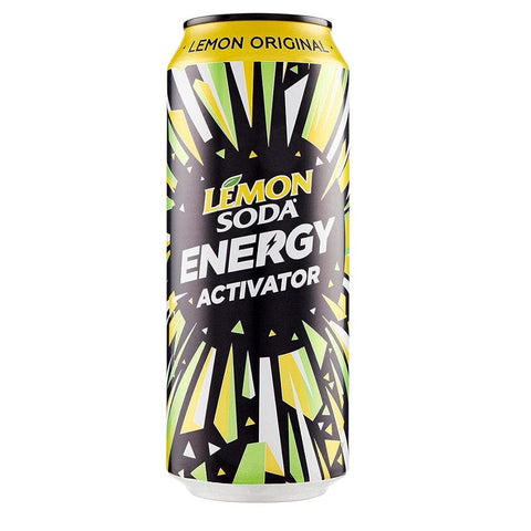 Lemonsoda Energy Activator Lemon Original Lemon Energy Drink 500ml - Italian Gourmet UK