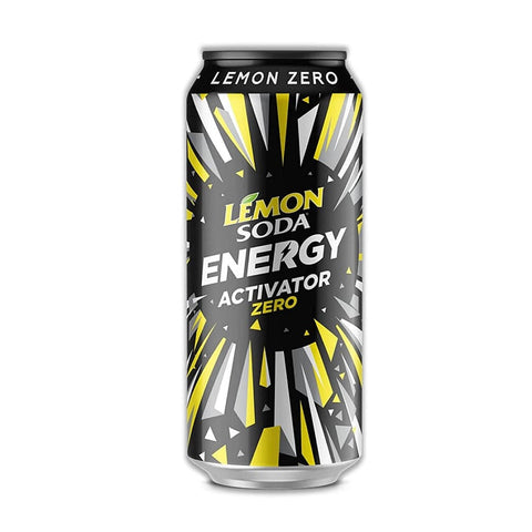 Lemonsoda Energy Activator Lemon Zero Lemon Energy Drink Sugar Free 500ml - Italian Gourmet UK
