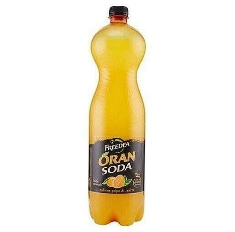 Oransoda Orange Italian soft drink PET 1L - Italian Gourmet UK