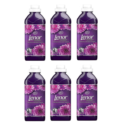 Lenor Ammorbidente Ametista e Bouquet Fiorito Concentrated Fabric Softener Flower Bouquet and Amethyst 26 Washes 650ml - Italian Gourmet UK