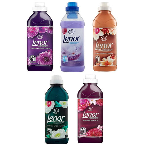 Test Package Lenor Ammorbidente Concentrated Fabric Softener 26 Washes ( 5 x 650ml ) - Italian Gourmet UK