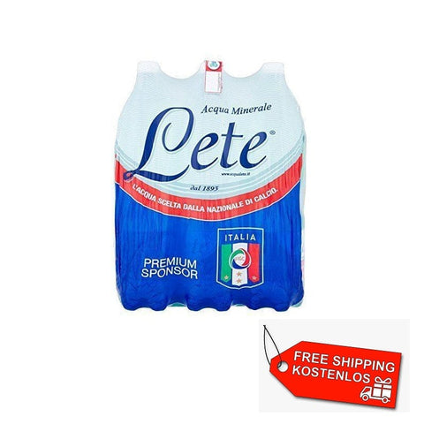 Lete Acqua Minerale Effervescente Naturale PET 12x1,5L - Italian Gourmet UK