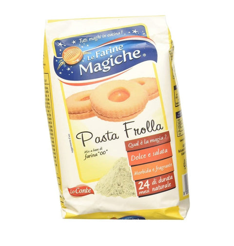Lo Conte Le Farine magiche Pasta Frolla Flour 00 shortcrust Pastry 500g - Italian Gourmet UK