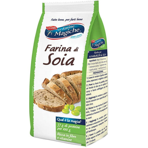 Lo Conte Flour Lo Conte le farine magiche Farina di Soia soya flour 300g 8009355002198