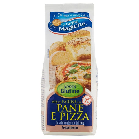 Lo Conte Flour Lo conte Le Farine Magiche Mix di Farine per Pane e Pizza Senza Glutine Flour mix for bread and pizza, gluten-free 500g 8009355001504
