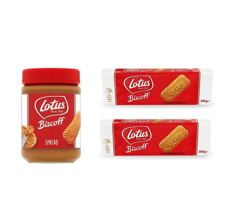 Test pack Lotus 2+1 Biscotti & Crema Biscoff Biscuits & spread cream - Italian Gourmet UK