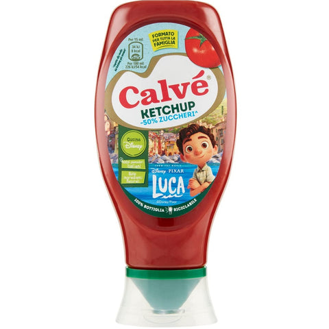 Calvé Ketchup -50% Zuccheri Disney Top Down 430ml