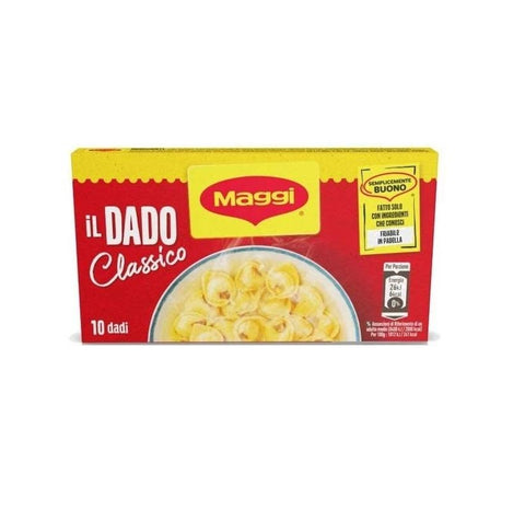 Maggi il Dado Classico broth soup cubes with extra virgin olive oil 10 cubes - Italian Gourmet UK