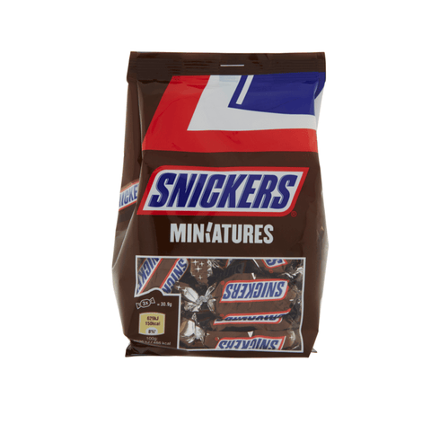 Mars Chocolates Snickers Miniatures Milk chocolate filled with toffee and roasted peanuts 130g
