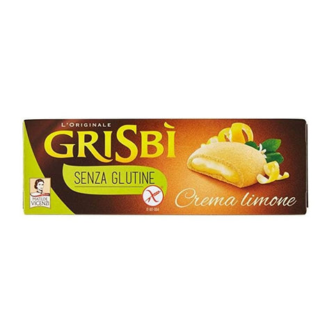 Matilde Vicenzi Grisbì Crema al Limone Italian Lemon biscuits (150g) gluten free - Italian Gourmet UK