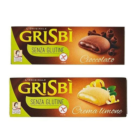 Test pack Grisbì al Cioccolato & Lime Italian sweet biscuits (2x150g) gluten-free - Italian Gourmet UK