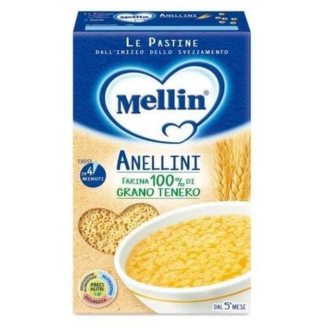 Mellin Pastina Anellini from 5 months 320g - Italian Gourmet UK