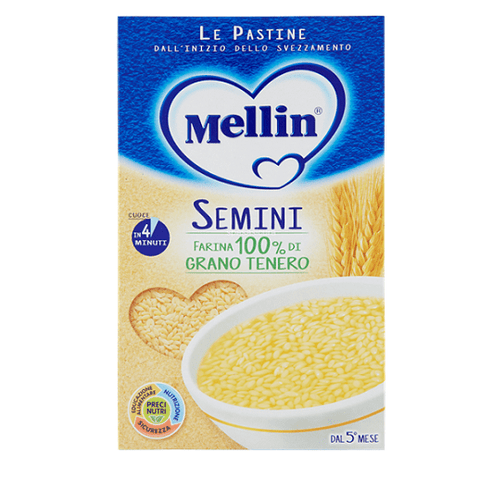 Mellin Pastina Semini from 5 months 320g - Italian Gourmet UK
