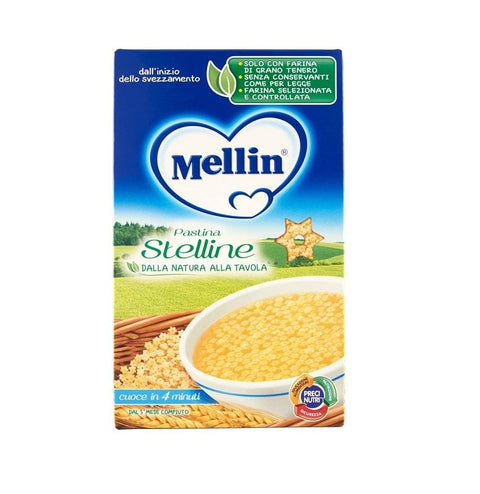 Mellin Stelline pasta from 5 months mega pack 6x320g - Italian Gourmet UK