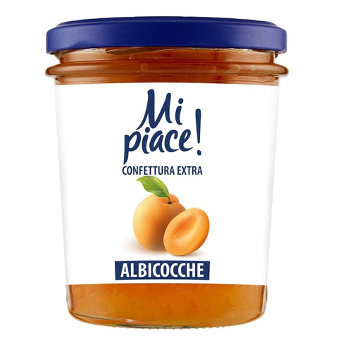 Mi Piace Confettura Extra Albicocche Apricot Jam 330g - Italian Gourmet UK