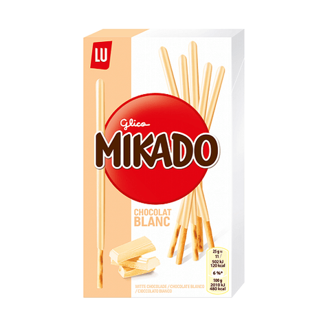 Mikado Cioccolato Bianco White Chocolate Sticks 75g - Italian Gourmet UK