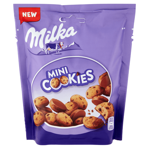 Milka Biscuits Milka Mini Cookies Biscuits with Chocolate Chips 110g