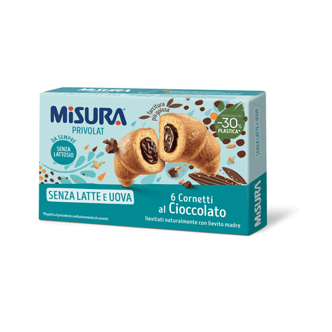Misura Privolat Cornetti al Cioccolato Chocolate Croissants 290g - Italian Gourmet UK