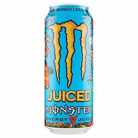 Monster energy Mango Loco energy drink 500ml disposable cans - Italian Gourmet UK