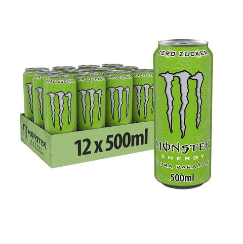 Monster Energy Ultra Paradise sugar free mega pack soft drink 12x500ml - Italian Gourmet UK