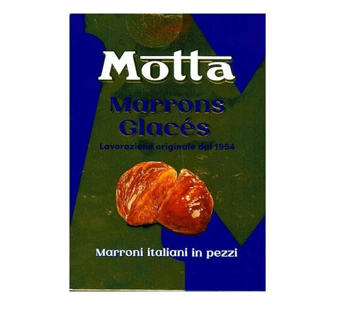 Motta 1x350g Copia del Motta Marron Glacés in Pezzi Glazed Chestnuts Packed in an Elegant Ballotin 350g 8034097876639