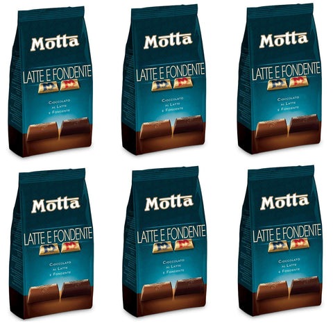 Motta Chocolates 6x150g Motta Latte e Fondente Cioccolatini Milk and Plain Chocolates Italian Chocolate 150g 8034097872778