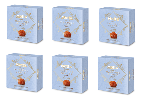 Motta Glazed Chestnuts 6x135g Motta Marron Glacés Interi Glazed Chestnuts Individually Packaged 135g 8034097872938