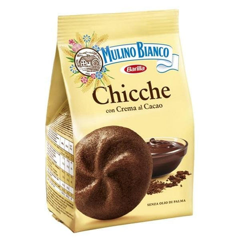 Mulino Bianco Chicche Chocolate Cream Biscuits (200g) - Italian Gourmet UK