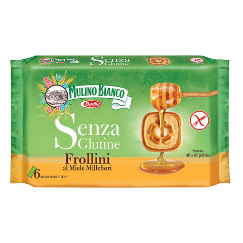 Mulino Bianco Frollini al miele Millefiori Shortbread with honey 250g - Italian Gourmet UK