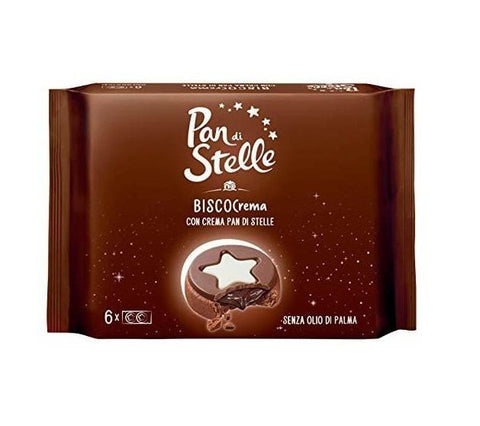 Mulino Bianco Pan di stelle biscocrema Biscuits (6x 28gr) - Italian Gourmet UK