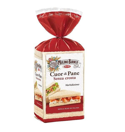 Mulino bianco Cuor di Pane Senza Crosta bread 325g - Italian Gourmet UK