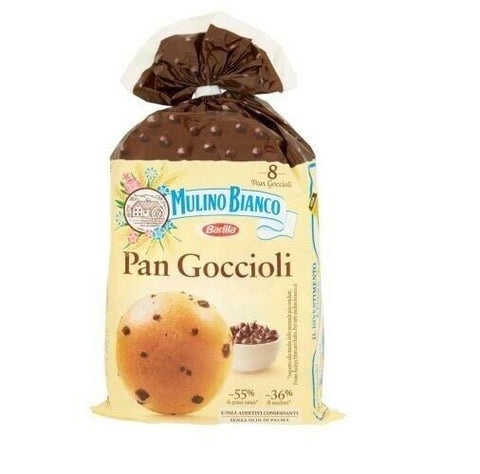 Mulino Bianco Pan Goccioli Brioche snack with chocolate drops (336g) - Italian Gourmet UK