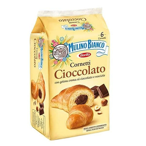 Mulino Bianco Cornetti al Cioccolato Chocolate Croissant (300g) - Italian Gourmet UK