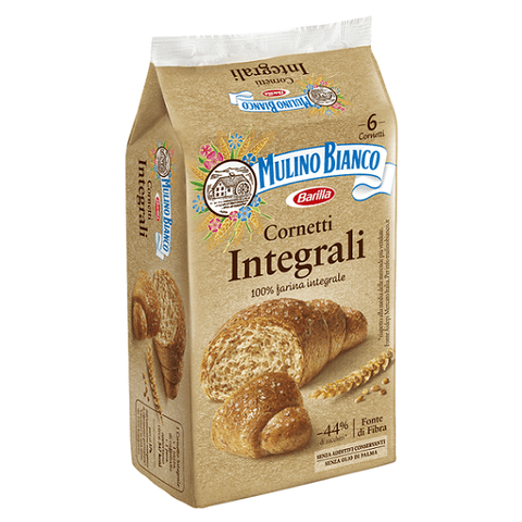 Mulino Bianco Cornetti Integrali with whole wheat flour croissant (240g) - Italian Gourmet UK
