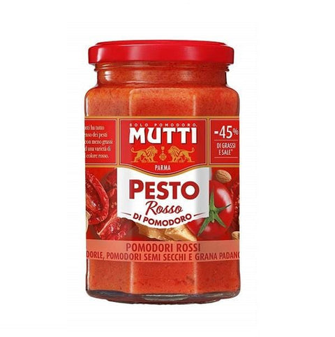 Mutti Pesto rosso di pomodoro (180g) - Italian Gourmet UK